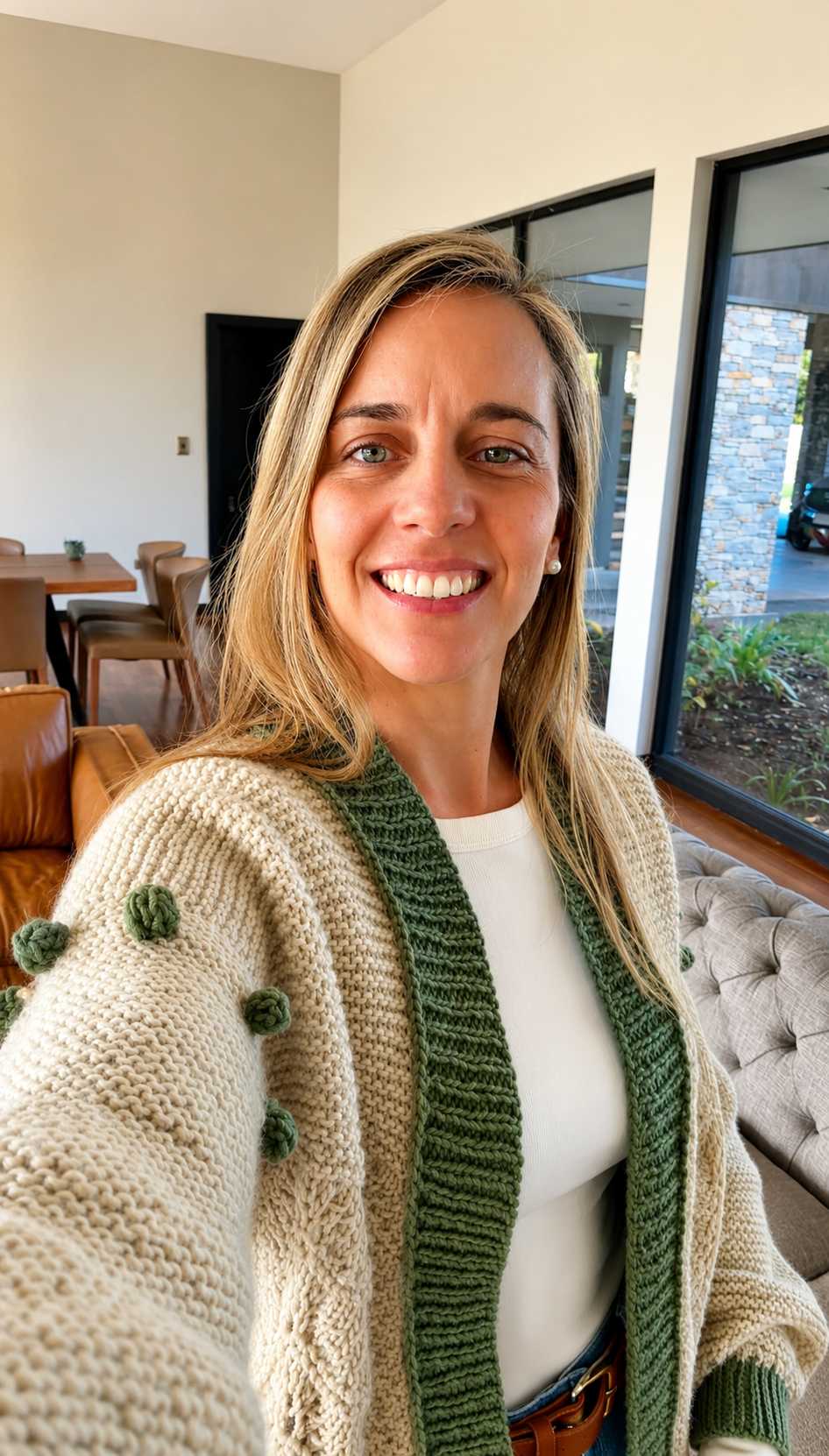 Curso Digital Cardigan Olivo (PDF + Videos) - Palillos y detalles en crochet