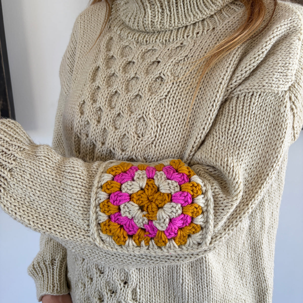 Curso Digital Sweater Honey - Aprende a tejer un sweater a palillos (PDF + videos)
