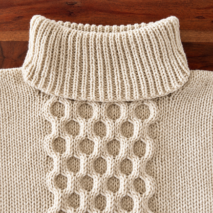 Curso Digital Sweater Honey - Aprende a tejer un sweater a palillos (PDF + videos)