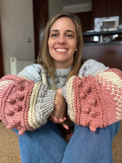 Fluor Pop Sweater colores neutros – Curso Digital (PDF + Videos)