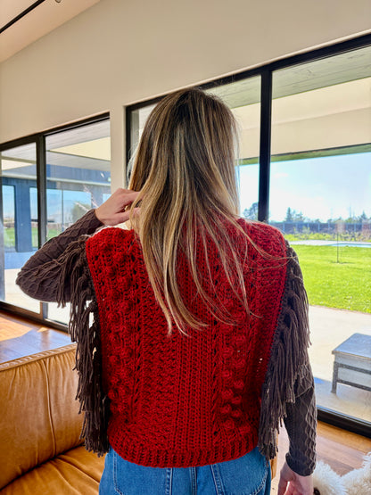Curso Digital Poncho y Chaleco Twist - Aprende a tejer un sweater a crochet (PDF + videos)