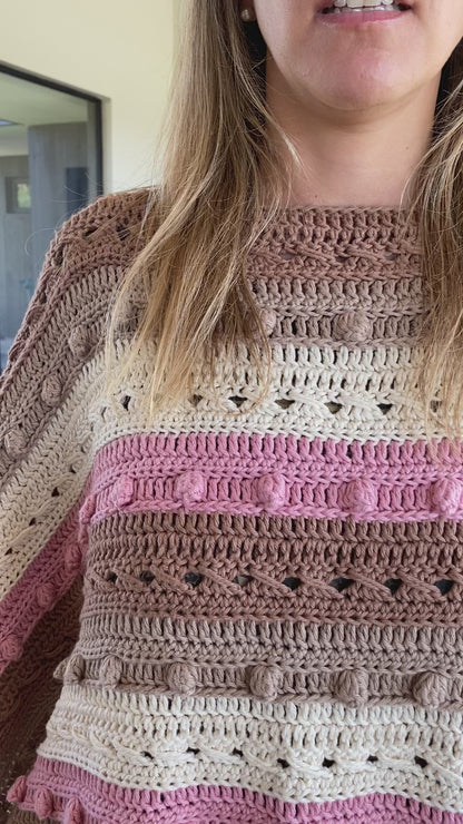 Curso Digital Poncho Uyui - Aprende a tejer un poncho a crochet (PDF + videos)